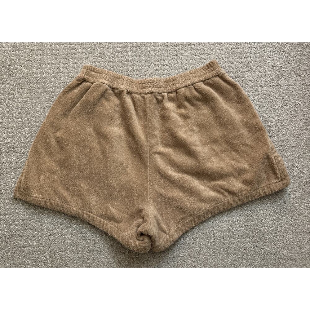 Terry Towelling Estate Shorts Terry Shorts Cotton Pockets Beach Resort Women L - Picture 9 of 10